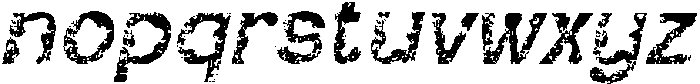 CS Casper Stamp Italic otf (400) Font LOWERCASE