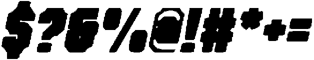 CS Caspian Drawn Italic otf (400) Font OTHER CHARS