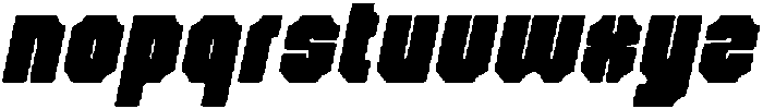 CS Caspian Drawn Italic otf (400) Font LOWERCASE