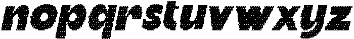 CS Cavania Disco Italic otf (400) Font LOWERCASE