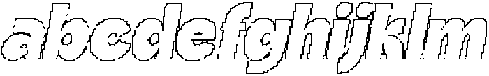 CS Cavania Pixel Outline otf (400) FONT