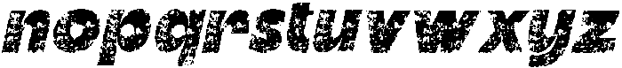 CS Cavania Stamp Italic otf (400) Font LOWERCASE