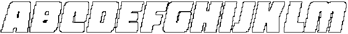 CS Celka Pixel Outline otf (400) Font