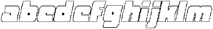 CS Celka Pixel Outline otf (400) FONT
