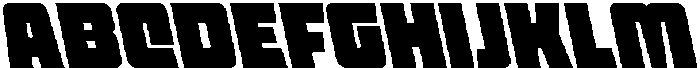 CS Celka Reverse Italic otf (400) Font UPPERCASE