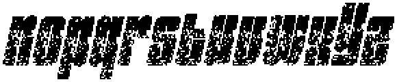 CS Central Stamp Italic otf (400) Font LOWERCASE
