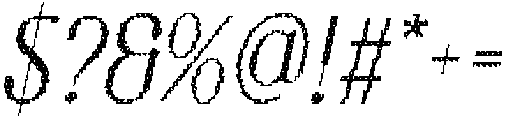 CS Cesare Disco Italic otf (400) Font OTHER CHARS