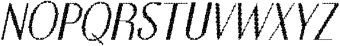 CS Cesare Disco Italic otf (400) Font UPPERCASE