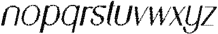 CS Cesare Disco Italic otf (400) Font LOWERCASE