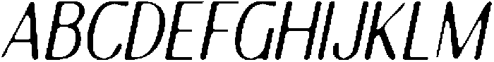 CS Cesare Drawn Italic otf (400) Font UPPERCASE