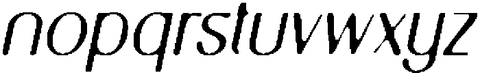 CS Cesare Drawn Italic otf (400) Font LOWERCASE