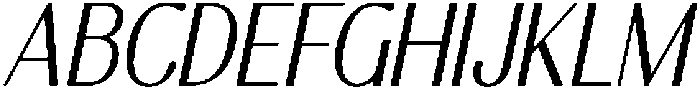 CS Cesare Italic otf (400) Font UPPERCASE
