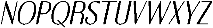 CS Cesare Italic otf (400) Font UPPERCASE