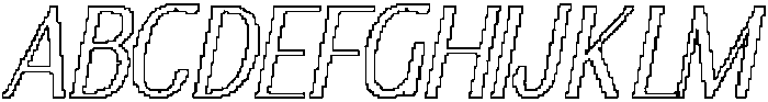 CS Cesare Pixel Outline otf (400) Font