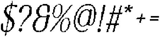 CS Cesare Pixel Regular otf (400) Font OTHER CHARS