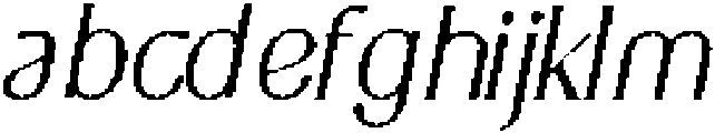 CS Cesare Pixel Regular otf (400) Font LOWERCASE