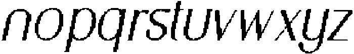 CS Cesare Pixel Regular otf (400) Font LOWERCASE