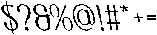 CS Cesare Reverse Italic otf (400) Font OTHER CHARS