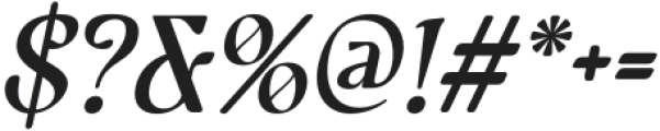 CS Chako Italic otf (400) Font OTHER CHARS