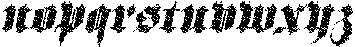 CS Chalise Stitched Italic otf (400) Font LOWERCASE