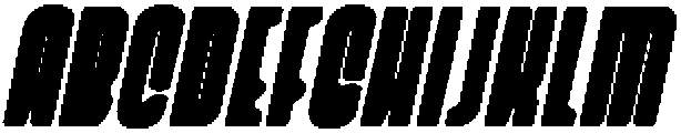CS Chastain Drawn Italic otf (400) Font UPPERCASE