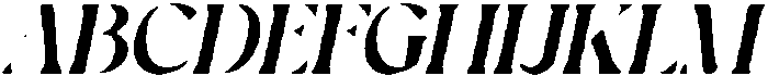 CS Chaya Drawn Italic otf (400) Font UPPERCASE