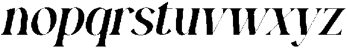 CS Chaya Italic otf (400) Font LOWERCASE