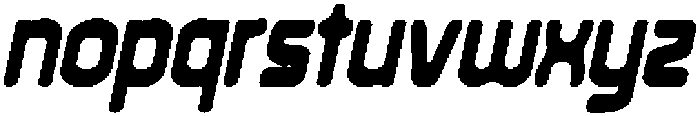 CS Chicago Drawn Italic otf (400) Font LOWERCASE