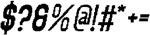 CS Chicago Pixel Regular otf (400) Font OTHER CHARS
