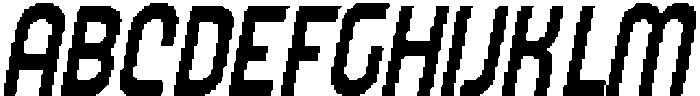 CS Chicago Pixel Regular otf (400) Font UPPERCASE