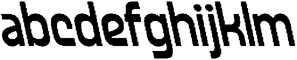 CS Chicago Reverse Italic otf (400) Font LOWERCASE