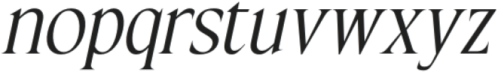CS Chisa Italic otf (400) Font LOWERCASE