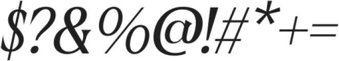 CS Chizue Italic otf (400) Font OTHER CHARS