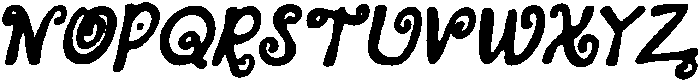 CS Claribel Drawn Italic otf (400) Font UPPERCASE