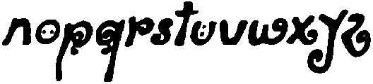CS Claribel Drawn Italic otf (400) Font LOWERCASE