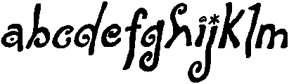 CS Claribel Italic otf (400) Font LOWERCASE