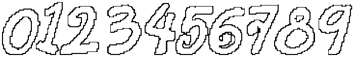 CS Claribel Pixel Outline otf (400) Font OTHER CHARS