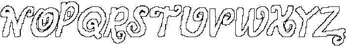 CS Claribel Pixel Outline otf (400) Font UPPERCASE