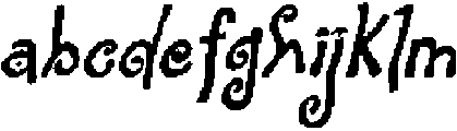 CS Claribel Pixel Regular otf (400) Font LOWERCASE