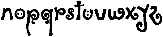 CS Claribel Regular otf (400) Font LOWERCASE