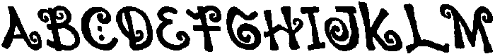 CS Claribel Reverse Italic otf (400) Font UPPERCASE