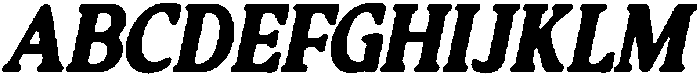 CS Clarion Drawn Italic otf (400) Font UPPERCASE