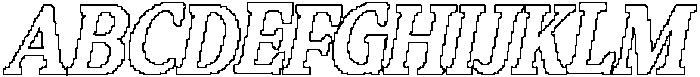 CS Clarion Pixel Outline otf (400) Font