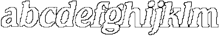 CS Clarion Pixel Outline otf (400) FONT