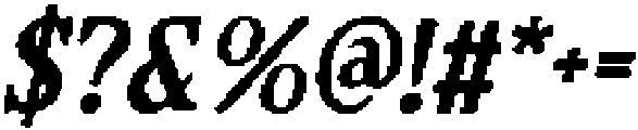 CS Clarion Pixel Regular otf (400) Font OTHER CHARS