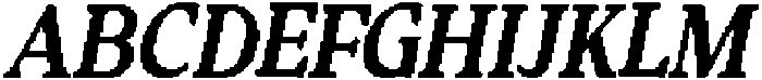 CS Clarion Pixel Regular otf (400) Font UPPERCASE