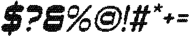 CS Climate Disco Italic otf (400) Font OTHER CHARS
