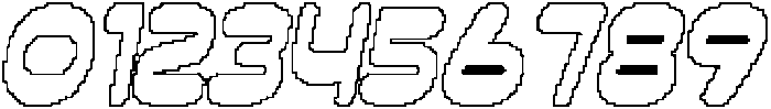 CS Climate Pixel Outline otf (400) Font OTHER CHARS