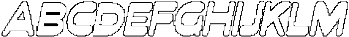CS Climate Pixel Outline otf (400) Font