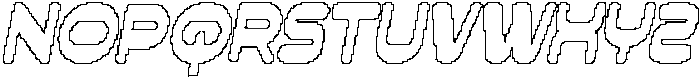 CS Climate Pixel Outline otf (400) Font UPPERCASE